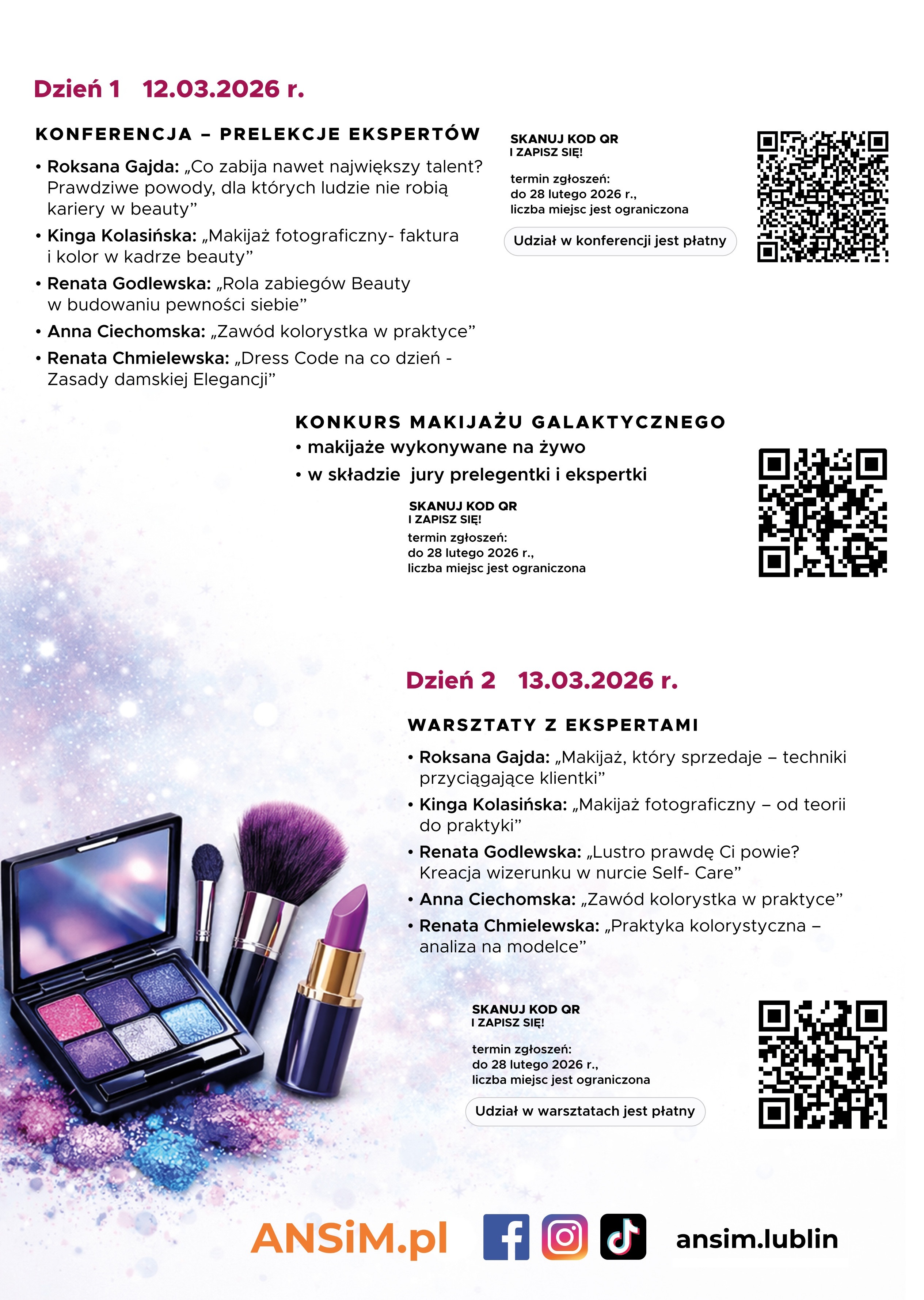 kobiecość makijażem malowana plakat 2